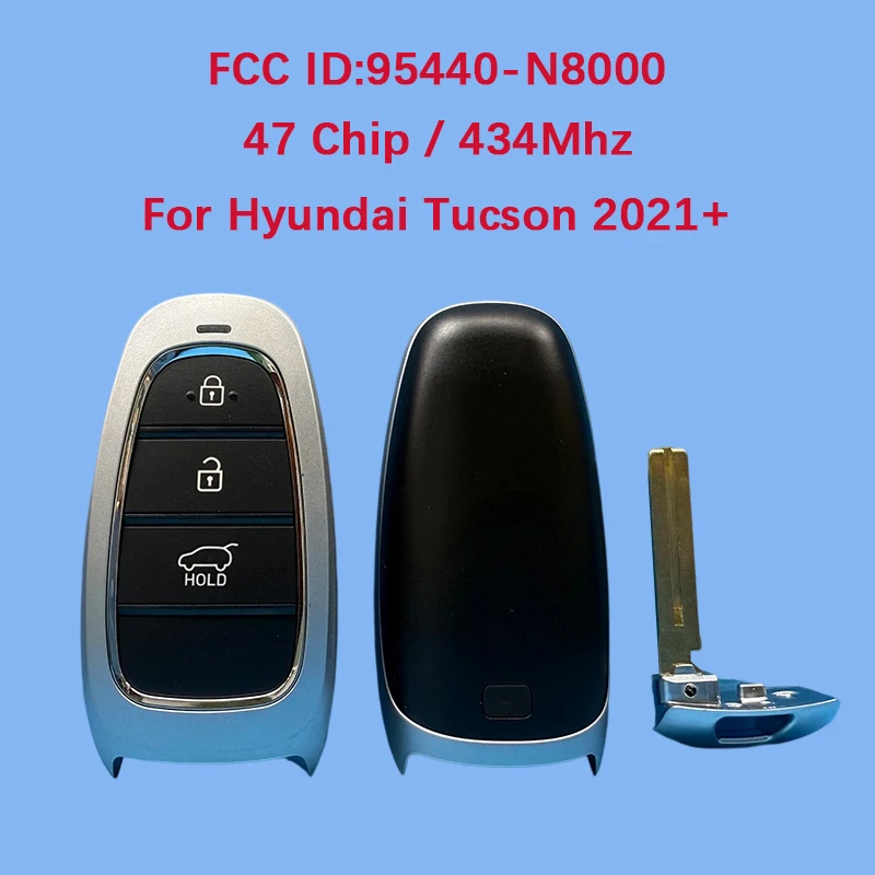 CN020267 Aftermarket 3 Button Smart Key Remote Auto Start 47 Chip 433Mhz FCC ID 95440-N8000 For Hyundai Tucson 2021+
CN020267 Aftermarket 3 Button Smart Key Remote Auto Start 47 Chip 433Mhz FCC ID 95440-N8000 For Hyundai Tucson 2021+