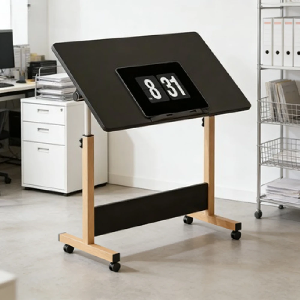 Electric Adjustable Height Standing Desk, Mobile Workstation with Universal Wheels & Compact Folding Design for Office
Electric Adjustable Height Standing Desk, Mobile Workstation with Universal Wheels & Compact Folding Design for Office