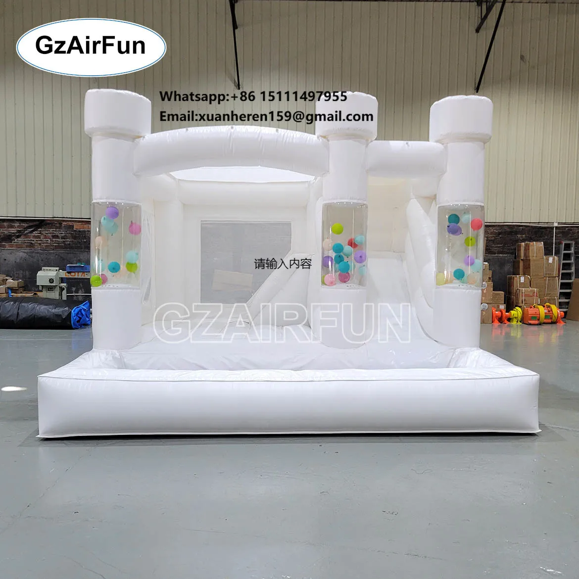 Factory Wholesale Price Outdoor Playground Soft Play Equipment White Bounce House Inflatable Bounce Ball Pit With Slide
Factory Wholesale Price Outdoor Playground Soft Play Equipment White Bounce House Inflatable Bounce Ball Pit With Slide