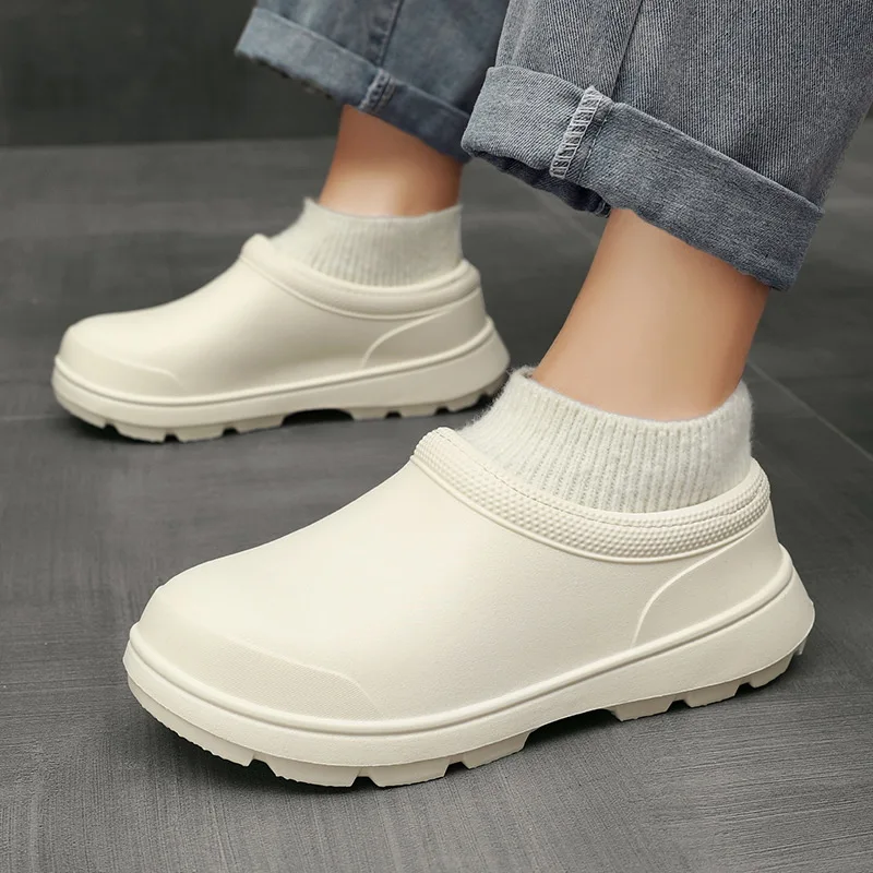 Unisex EVA Home Slippers Non-slip Waterproof Oil-proof Kitchen Shoes Indoor Casual Flat Cotton Slippers Soft Sole Chunky Sandals
Unisex EVA Home Slippers Non-slip Waterproof Oil-proof Kitchen Shoes Indoor Casual Flat Cotton Slippers Soft Sole Chunky Sandals