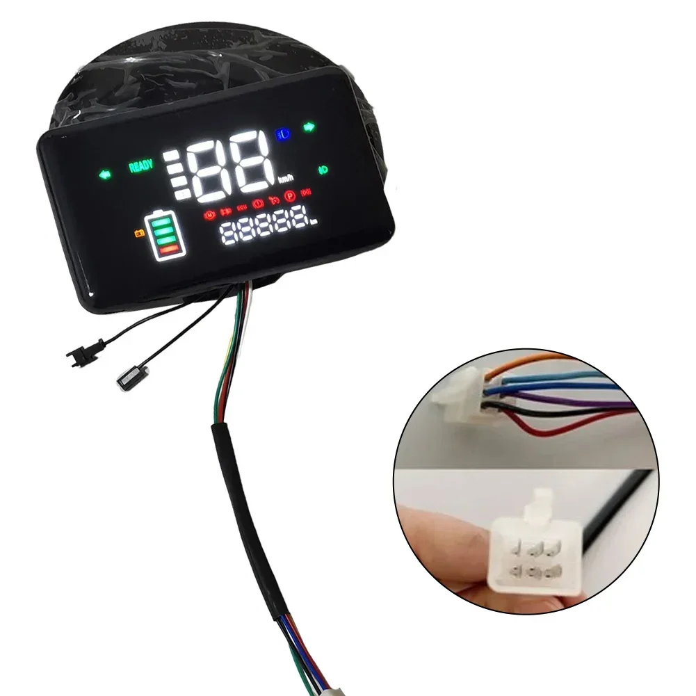 48V-72V LCD E-Bike Speedometer Display 6-Pin Interface Digital Meter 99KM/H Max Speed Electric Scooters Tricycles Bike Accessory
48V-72V LCD E-Bike Speedometer Display 6-Pin Interface Digital Meter 99KM/H Max Speed Electric Scooters Tricycles Bike Accessory