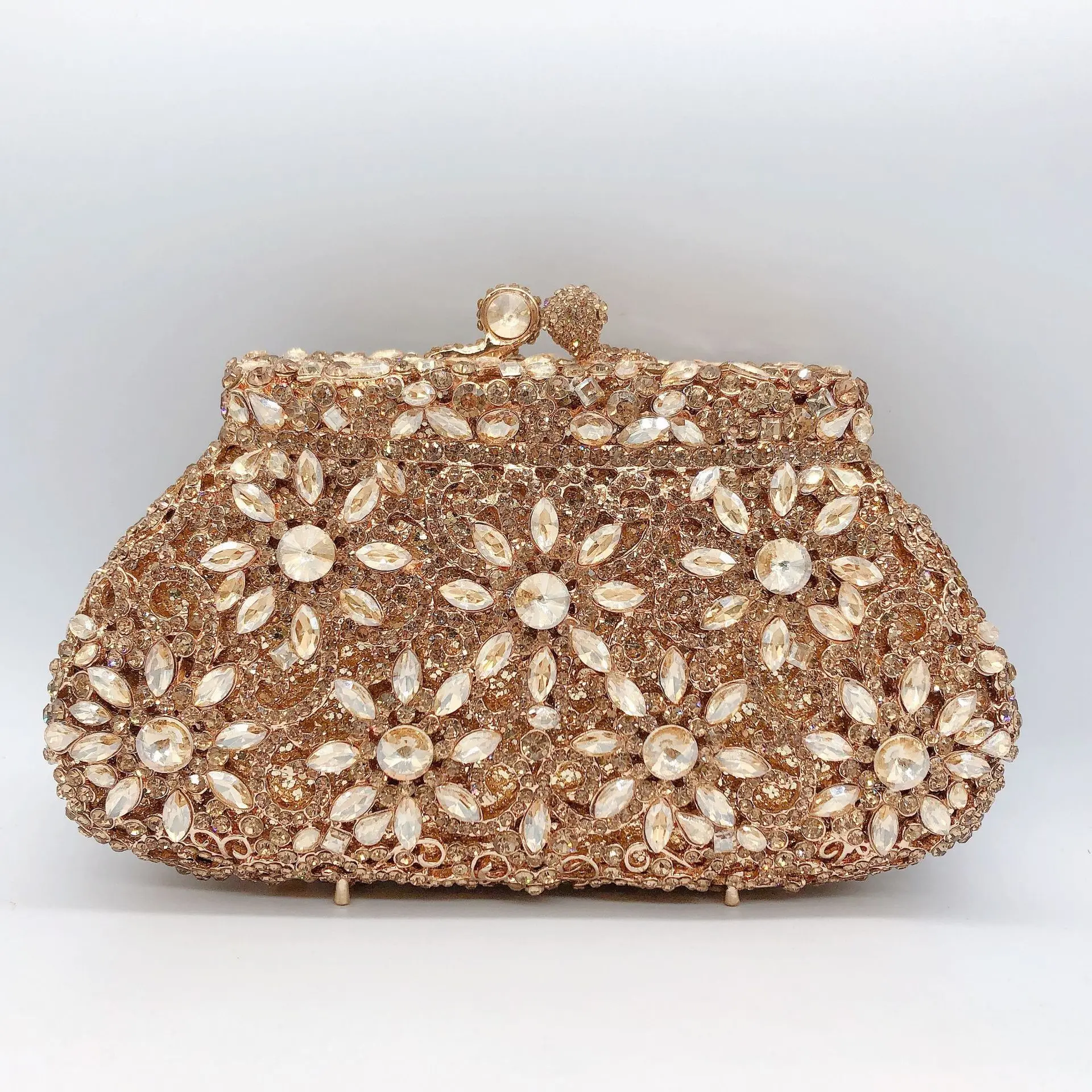 Rhinestone Empty Metal Crystal Dinner Bag Diamond Women's Clutch Vestido De Noche Fiesta Lujo Light Luxury Style Evening Clutch
Rhinestone Empty Metal Crystal Dinner Bag Diamond Women's Clutch Vestido De Noche Fiesta Lujo Light Luxury Style Evening Clutch