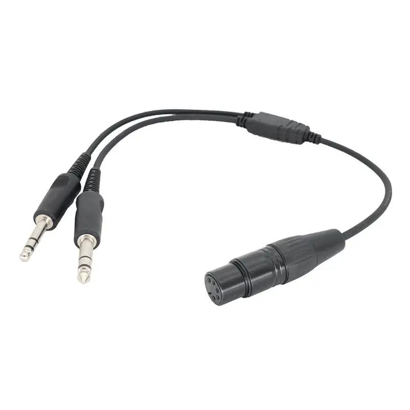 Ingenious-Airbus XLR To GA Dual Plug 5 Pin Aviation Headset Connector Male To Female Aviation Earphone Wire For Aviation Communi
Ingenious-Airbus XLR To GA Dual Plug 5 Pin Aviation Headset Connector Male To Female Aviation Earphone Wire For Aviation Communi