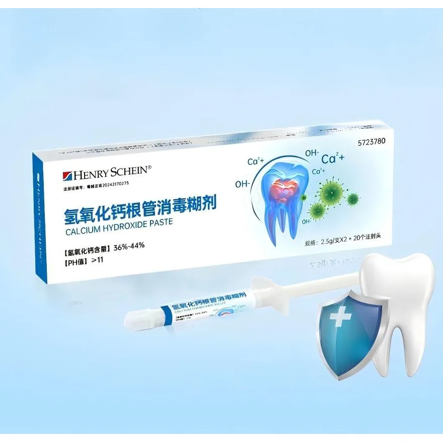Calcium Hydroxide Root Canal Disinfectant Paste 2.5g with 10 Dental Applicators for Temporary Root Canal Sealing Oral Dental Use
Calcium Hydroxide Root Canal Disinfectant Paste 2.5g with 10 Dental Applicators for Temporary Root Canal Sealing Oral Dental Use