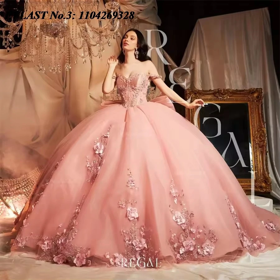 EVLAST Customized Princess Blush Pink Quinceanera Dress Ball Gown Floral Applique Beaded Bow Sweet 16 Vestidos De 15 Anos E3Q505
EVLAST Customized Princess Blush Pink Quinceanera Dress Ball Gown Floral Applique Beaded Bow Sweet 16 Vestidos De 15 Anos E3Q505