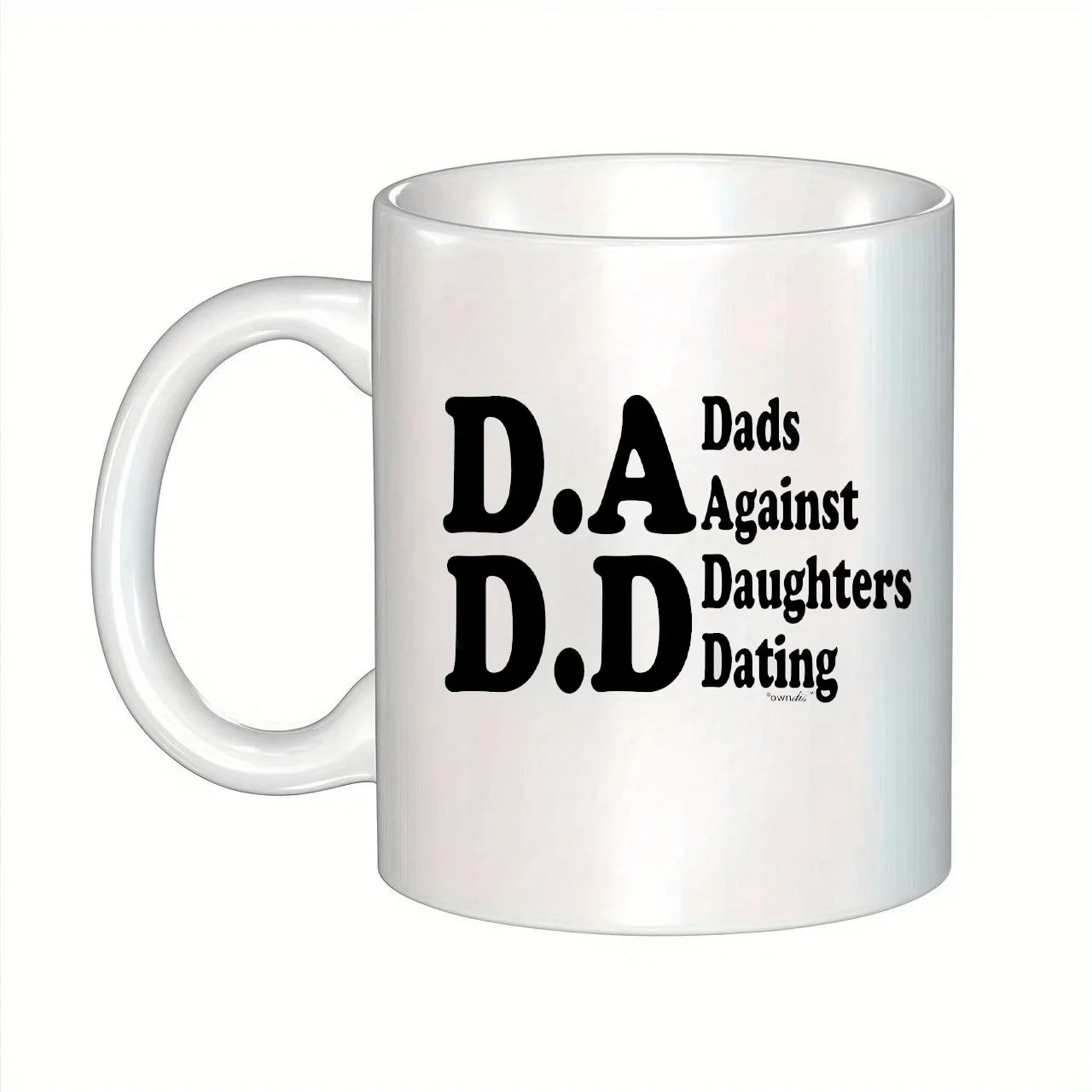 1 D.A.D.D Dads Against Daughters Dating Coffee Mug - Ceramic, Reusable, Machine Washable, Multipurpose
1 D.A.D.D Dads Against Daughters Dating Coffee Mug - Ceramic, Reusable, Machine Washable, Multipurpose