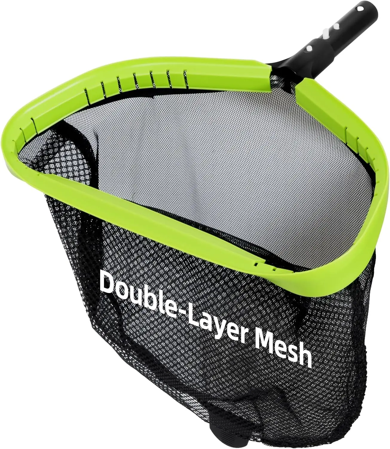 Professional Swimming Pool Leaf Skimmer Net with Double-Layer Deep Bag, Heavy Duty Aluminum Frame for Easy Cleaning
Professional Swimming Pool Leaf Skimmer Net with Double-Layer Deep Bag, Heavy Duty Aluminum Frame for Easy Cleaning