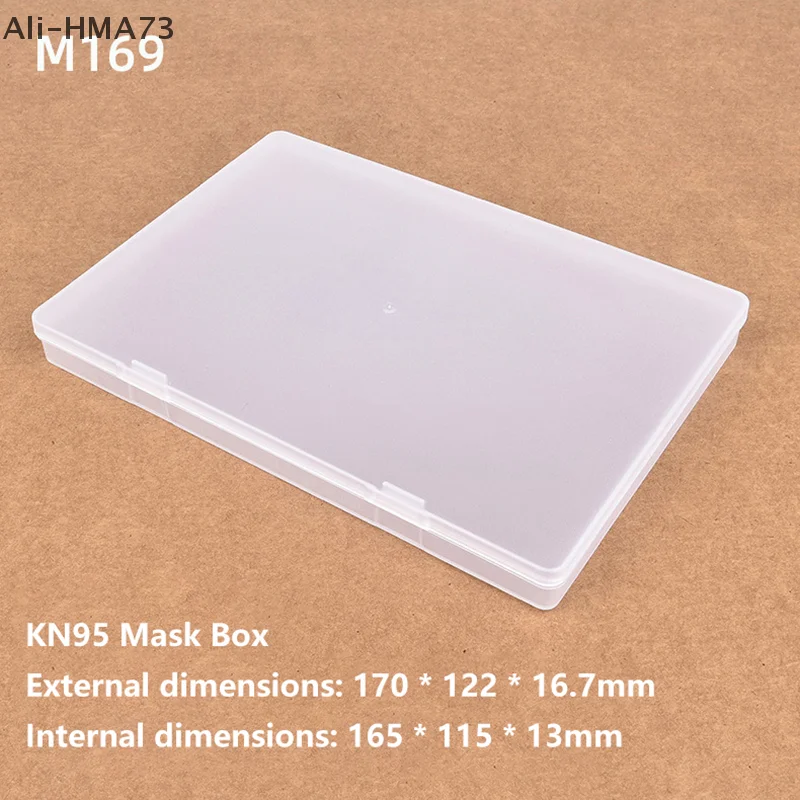1pc Plastic Transparent Box For Mask Storage Box Large Size Small Accessory Storage Frosted Plastic Box
1pc Plastic Transparent Box For Mask Storage Box Large Size Small Accessory Storage Frosted Plastic Box
