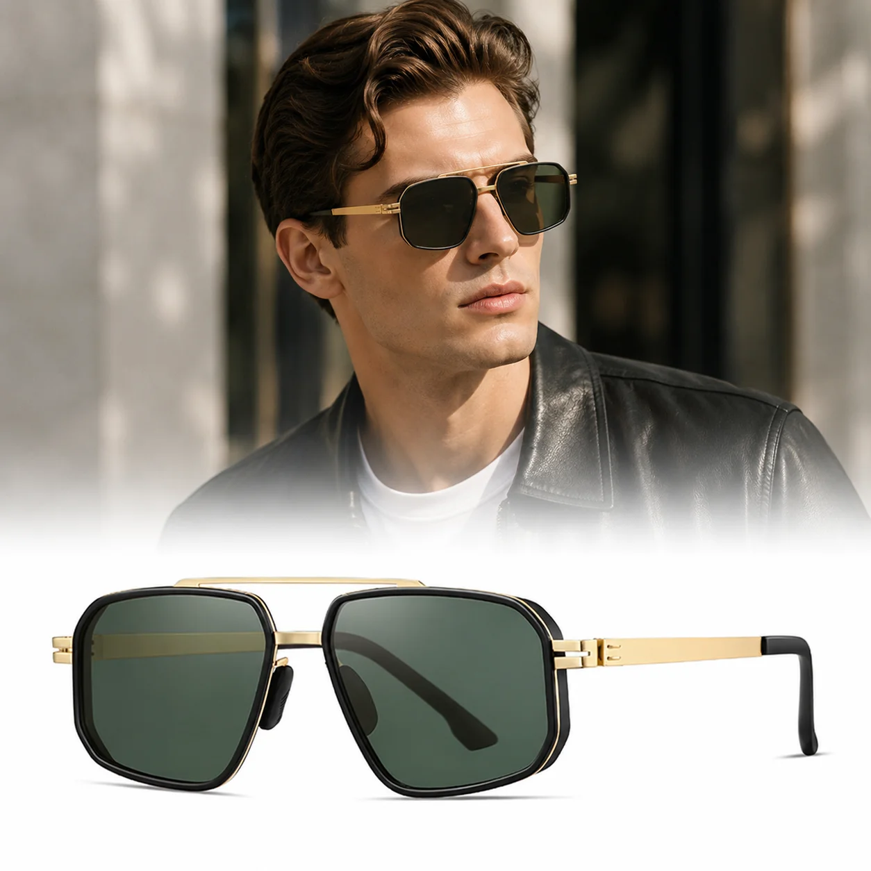 Unisex Polarized Sunglasses UV400 Outdoor Driving Sun Glasses Double Bridge TAC Lens Fashion Eyewear
Unisex Polarized Sunglasses UV400 Outdoor Driving Sun Glasses Double Bridge TAC Lens Fashion Eyewear
