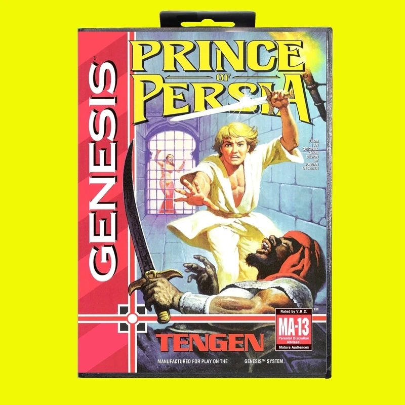 Игровая карта Prince Of Persia MD, 16-битный чехол из США для картриджа игровой консоли Sega Megadrive Genesis
Игровая карта Prince Of Persia MD, 16-битный чехол из США для картриджа игровой консоли Sega Megadrive Genesis