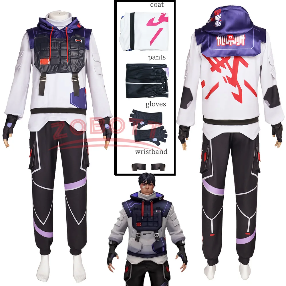 Game Valorant Cosplay Costume Valorant ISO Hoodie Pant Vest Gloves Full Men Combat Uniform Set Halloween Party Outfit Fancy Suit
Game Valorant Cosplay Costume Valorant ISO Hoodie Pant Vest Gloves Full Men Combat Uniform Set Halloween Party Outfit Fancy Suit