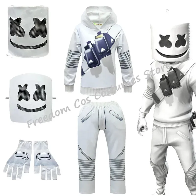 2025 New Kids Electronic Sound Singer DJ Marshmello Fortnites Costume Boys Girls Halloween Christmas Cosplay Party Costume ★ ★ ★
2025 New Kids Electronic Sound Singer DJ Marshmello Fortnites Costume Boys Girls Halloween Christmas Cosplay Party Costume ★ ★ ★