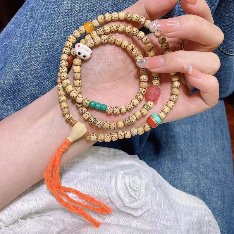 Chicken Fat Yellow Moon Bodhi Multi-Circle Paired With Phosphorus Magnesium Ore Old Agate Dry Green Jewelry
Chicken Fat Yellow Moon Bodhi Multi-Circle Paired With Phosphorus Magnesium Ore Old Agate Dry Green Jewelry