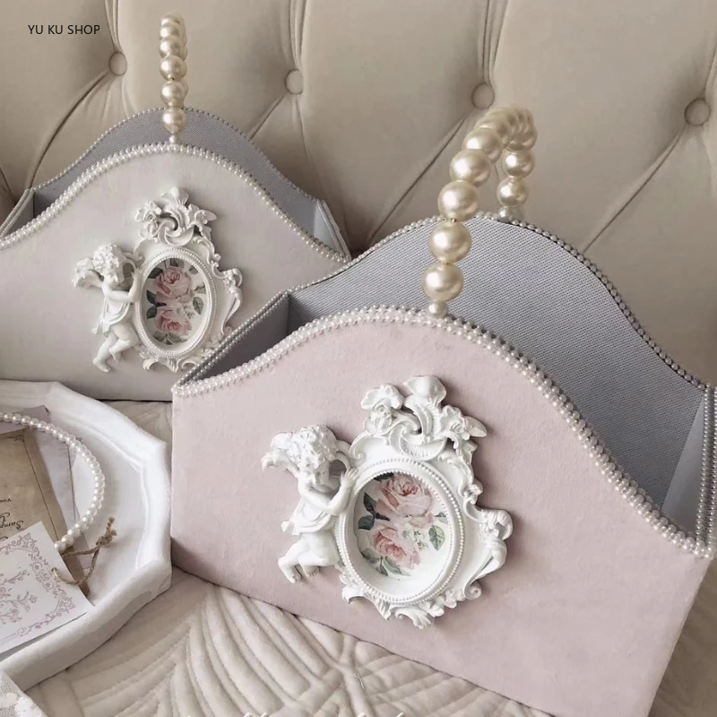 Korean Shopping Basket Embossed Pearl Handbag Multipurpose Sundries Organizer Household Frame Makeup Medicine Receive Box New
Korean Shopping Basket Embossed Pearl Handbag Multipurpose Sundries Organizer Household Frame Makeup Medicine Receive Box New