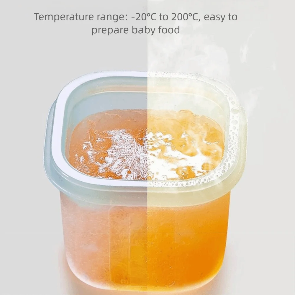 3/4/6 Grid Design Baby Food Freezer Tray Square Shape Heat Resistance Food Storage Container Easy To Release with Lid
3/4/6 Grid Design Baby Food Freezer Tray Square Shape Heat Resistance Food Storage Container Easy To Release with Lid