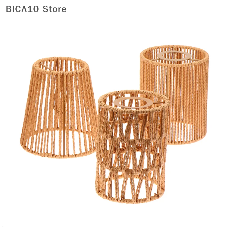 1 Piece Vintage Hanging Lampshade Handmade Woven Lamp Shade For Living Room Bedroom Hotel Simulated Rattan Light Fixture
1 Piece Vintage Hanging Lampshade Handmade Woven Lamp Shade For Living Room Bedroom Hotel Simulated Rattan Light Fixture