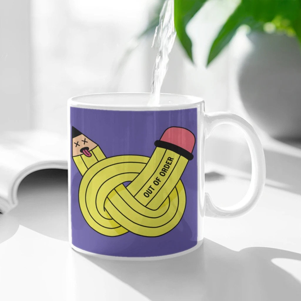 Out Of Order Pencil Ceramic Cup Coffee Oatmeal Breakfast Cup Creative Personality Mug
Out Of Order Pencil Ceramic Cup Coffee Oatmeal Breakfast Cup Creative Personality Mug
