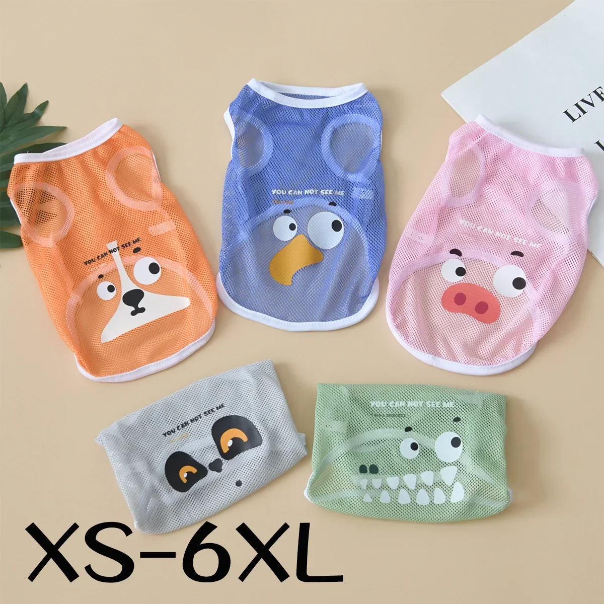 Pet Dog Clothes Summer Cool Mesh Dog Vest Bichon Frise Corgi Teddy Thin Breathable Mesh Summer T-shirt for Hot
Pet Dog Clothes Summer Cool Mesh Dog Vest Bichon Frise Corgi Teddy Thin Breathable Mesh Summer T-shirt for Hot