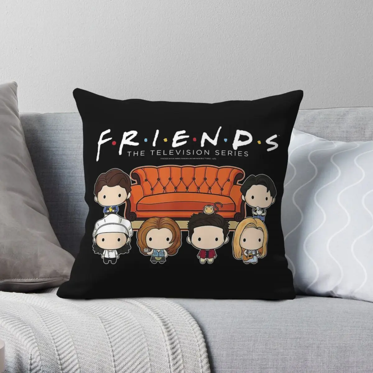 Квадратная наволочка Friends Chibi Couch Crew, полиэстер, лен, бархат, креативный декор на молнии, наволочка, чехол для подушки
Квадратная наволочка Friends Chibi Couch Crew, полиэстер, лен, бархат, креативный декор на молнии, наволочка, чехол для подушки