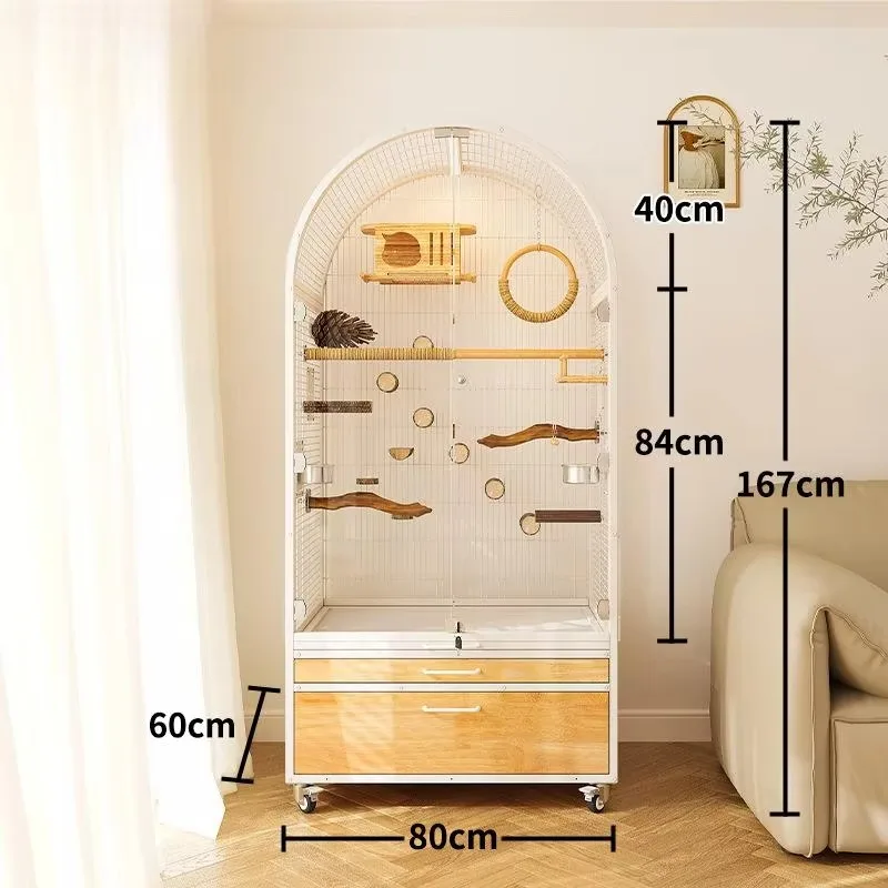 Carbon Steel Stainless Steel Hemp Rope Bird Cage Eco-Friendly Durable Unique Design Guanghe Brand Does Not Occupy Space Large
Carbon Steel Stainless Steel Hemp Rope Bird Cage Eco-Friendly Durable Unique Design Guanghe Brand Does Not Occupy Space Large