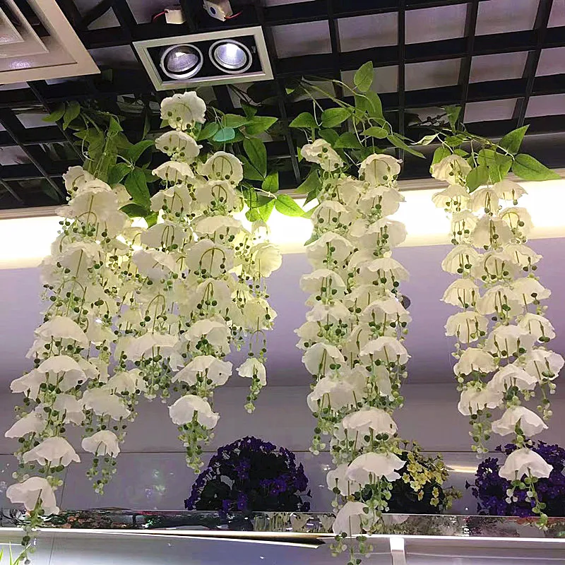 145CM Artificial Flower Rattan Silk Leaf Ceiling Hanging Plants Ivy DIY Garden Hotel Party Home Decor Accessories Photo Props
145CM Artificial Flower Rattan Silk Leaf Ceiling Hanging Plants Ivy DIY Garden Hotel Party Home Decor Accessories Photo Props