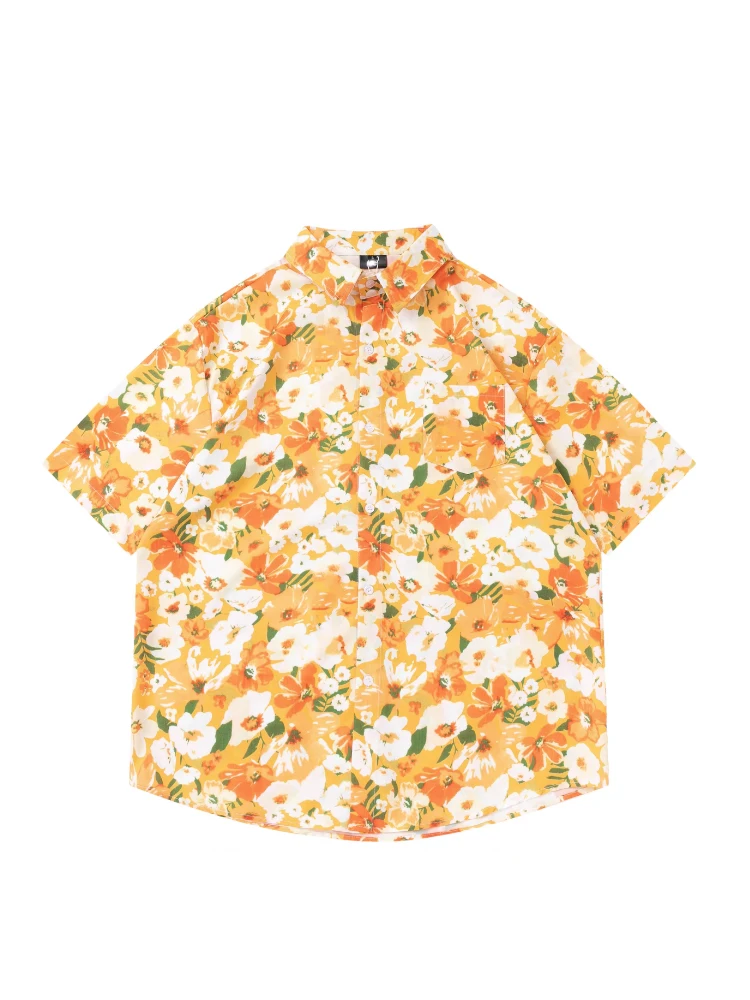 Retro Japanese Style Floral Print Loose Short Sleeve Shirt Unisex Summer Hawaii Couple's Shirt Breathable Moisture Wicking
Retro Japanese Style Floral Print Loose Short Sleeve Shirt Unisex Summer Hawaii Couple's Shirt Breathable Moisture Wicking