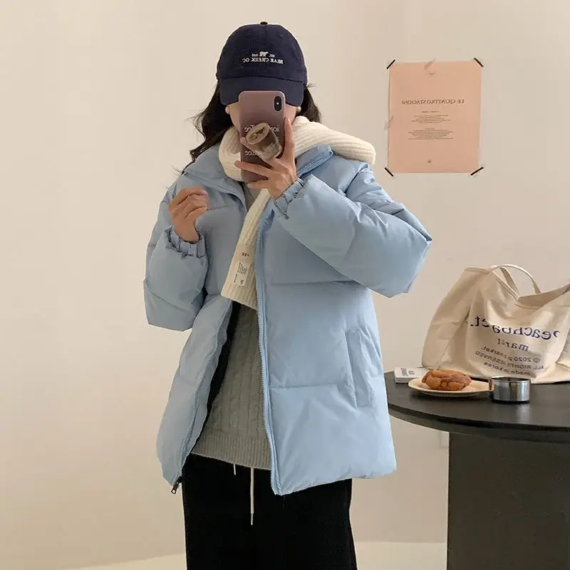 Parkas Womens Femme Autumn Polyester Downfilled Double-Pocket Concealed Snap-Button Standneck Fashionable High-Street Youthful
Parkas Womens Femme Autumn Polyester Downfilled Double-Pocket Concealed Snap-Button Standneck Fashionable High-Street Youthful