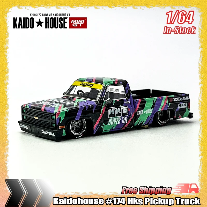 Новый в наличии Kaidohouse 1:64 # 174 Hks пикап, имитация сплава, миниатюрная литая модель автомобиля, коллекция игрушек на заказ, орнамент
Новый в наличии Kaidohouse 1:64 # 174 Hks пикап, имитация сплава, миниатюрная литая модель автомобиля, коллекция игрушек на заказ, орнамент