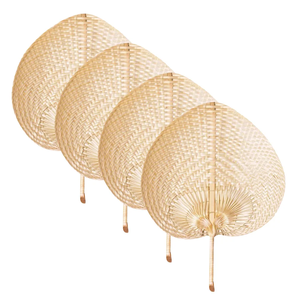 4Pcs Handmade Woven Fan Bamboo Hand Fan Summer Cooling Accessory Lightweight for Walking Beach Wedding Decor Item
4Pcs Handmade Woven Fan Bamboo Hand Fan Summer Cooling Accessory Lightweight for Walking Beach Wedding Decor Item