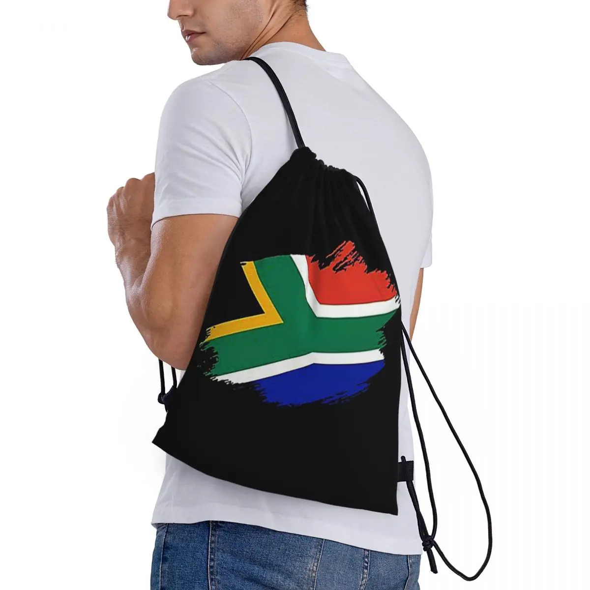 South African Springboks Flag Backpacks Casual Drawstring Bags Sports Bag Book Bags for Travel Students
South African Springboks Flag Backpacks Casual Drawstring Bags Sports Bag Book Bags for Travel Students