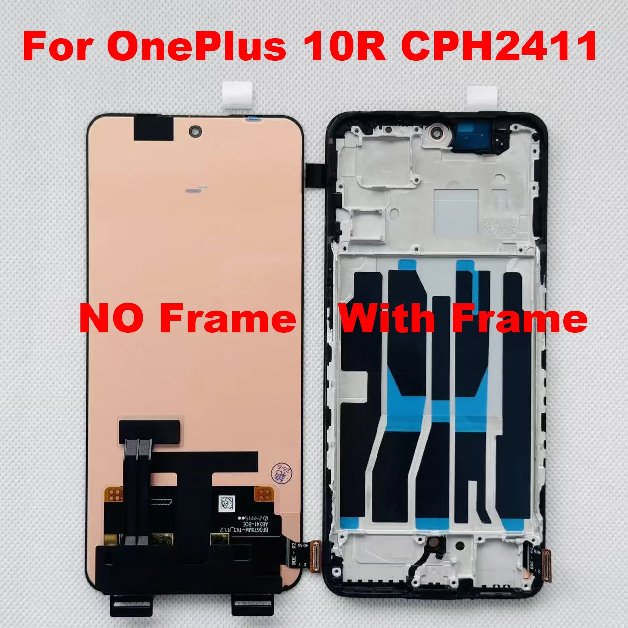 Original Amoled 6.7" For OnePlus 10R CPH2411 Oneplus 10T CPH2415 1+10T 1+10R LCD Screen Display+Touch Panel Digitizer Frame
Original Amoled 6.7" For OnePlus 10R CPH2411 Oneplus 10T CPH2415 1+10T 1+10R LCD Screen Display+Touch Panel Digitizer Frame