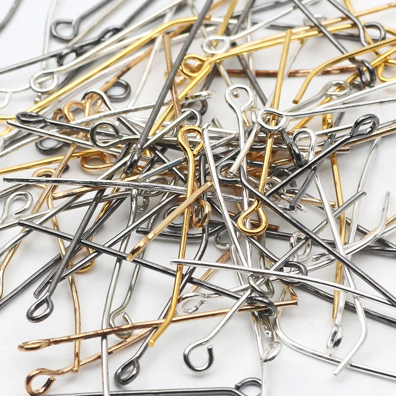 200pcs 16 20 25 30 35 40 45 50mm Eye Head Pins Classic Plated Eye Pins For Jewelry Findings Making DIY Accessories Supplies
200pcs 16 20 25 30 35 40 45 50mm Eye Head Pins Classic Plated Eye Pins For Jewelry Findings Making DIY Accessories Supplies