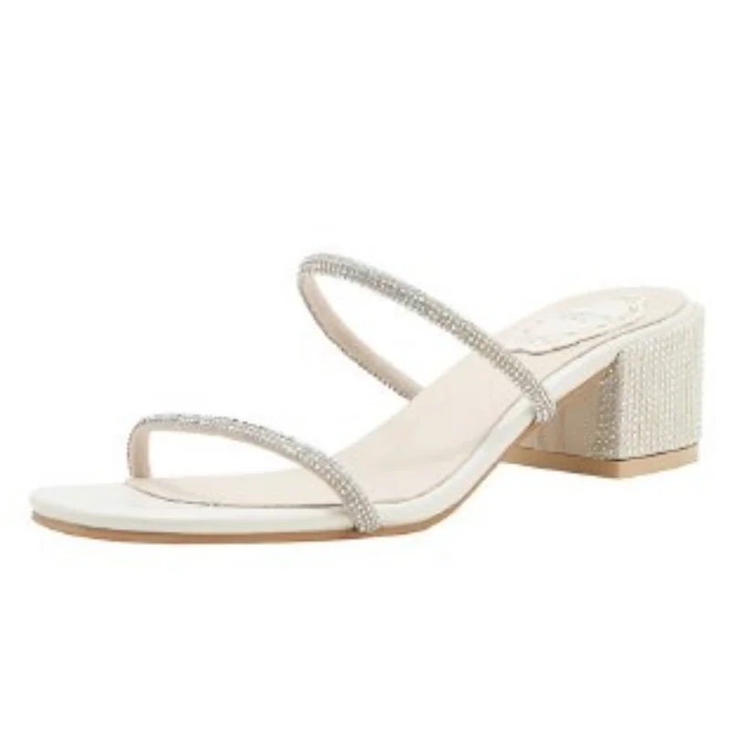 Summer designer new high quality rhinestone high heels medium heel with coarse outdoor slippers fairy wind home sandals
Summer designer new high quality rhinestone high heels medium heel with coarse outdoor slippers fairy wind home sandals