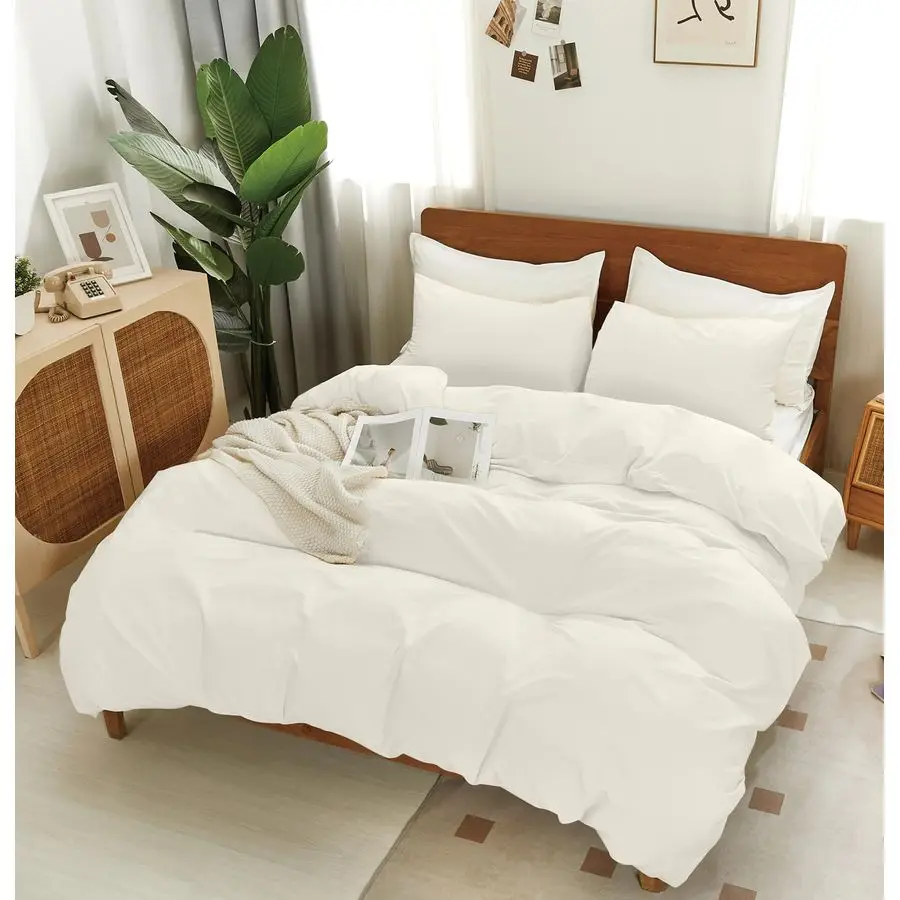 Комплект хлопкового пододеяльника Queen Size из 3 предметов: 1 пододеяльник 90x90 (наполнитель не входит в комплект), 2 наволочки, 4 завязки и застежка-молния, мягкий.
Комплект хлопкового пододеяльника Queen Size из 3 предметов: 1 пододеяльник 90x90 (наполнитель не входит в комплект), 2 наволочки, 4 завязки и застежка-молния, мягкий.