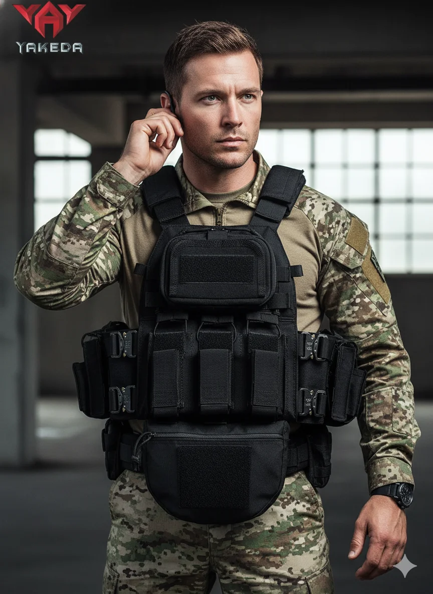 YAKEDA Multifunctional Full Protection Tactical Vest MOLLE Metal Snake Buckle Quick Release Outdoor Camouflage Tactical Vests
YAKEDA Multifunctional Full Protection Tactical Vest MOLLE Metal Snake Buckle Quick Release Outdoor Camouflage Tactical Vests