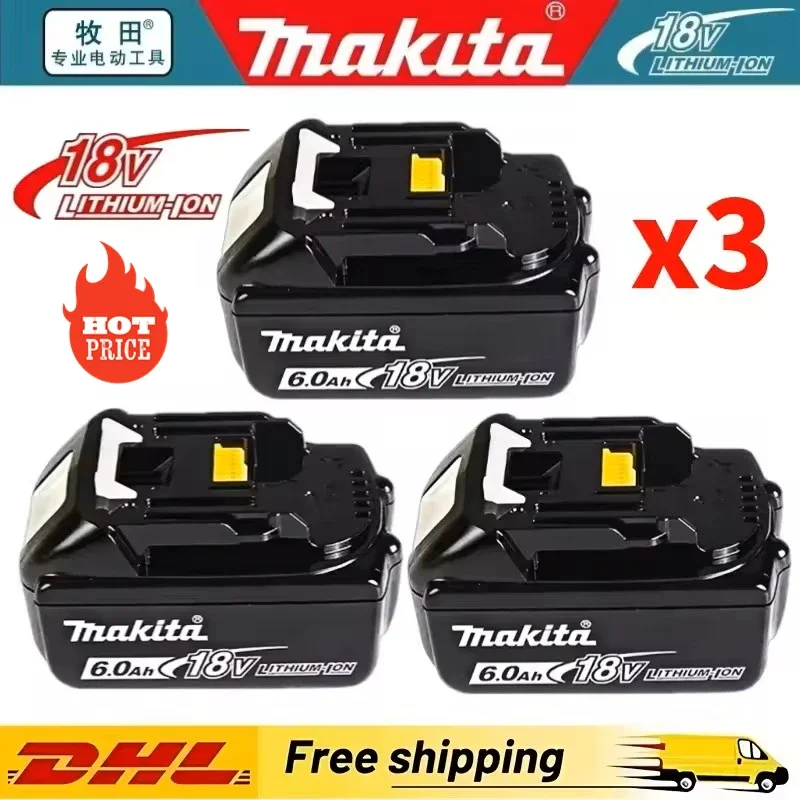 100% original Makita 18V 6.0Ah Rechargeable Battery ,For Makita BL1830B BL1840 BL1840B BL1850 BL1850B Power Tools Battery LXT
100% original Makita 18V 6.0Ah Rechargeable Battery ,For Makita BL1830B BL1840 BL1840B BL1850 BL1850B Power Tools Battery LXT