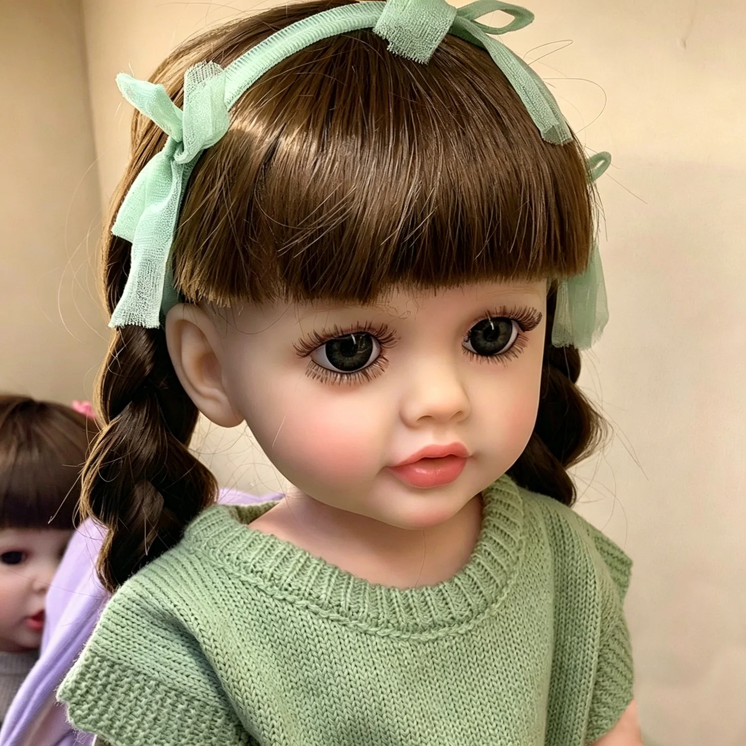 Reborn Doll 19 inch 48cm Realistic Soft Silicone Vinyl Reborn Dolls Girl Handmade Reborn Baby Doll Like a Lifelike Baby Real Life Baby Dolls Xmas gift
Reborn Doll 19 inch 48cm Realistic Soft Silicone Vinyl Reborn Dolls Girl Handmade Reborn Baby Doll Like a Lifelike Baby Real Life Baby Dolls Xmas gift