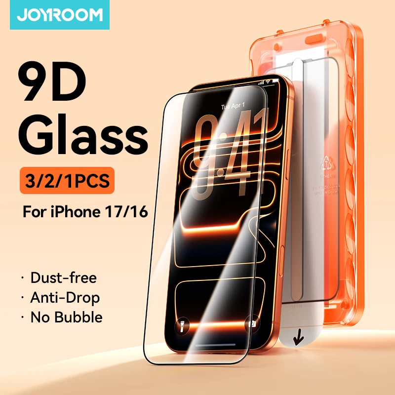 Joyroom 3/2/1PCS HD Glass For iPhone 17 Pro Max Screen Protector Full Screen Dust-free HD Tempered Glass For iPhone 17 16 Pro
Joyroom 3/2/1PCS HD Glass For iPhone 17 Pro Max Screen Protector Full Screen Dust-free HD Tempered Glass For iPhone 17 16 Pro