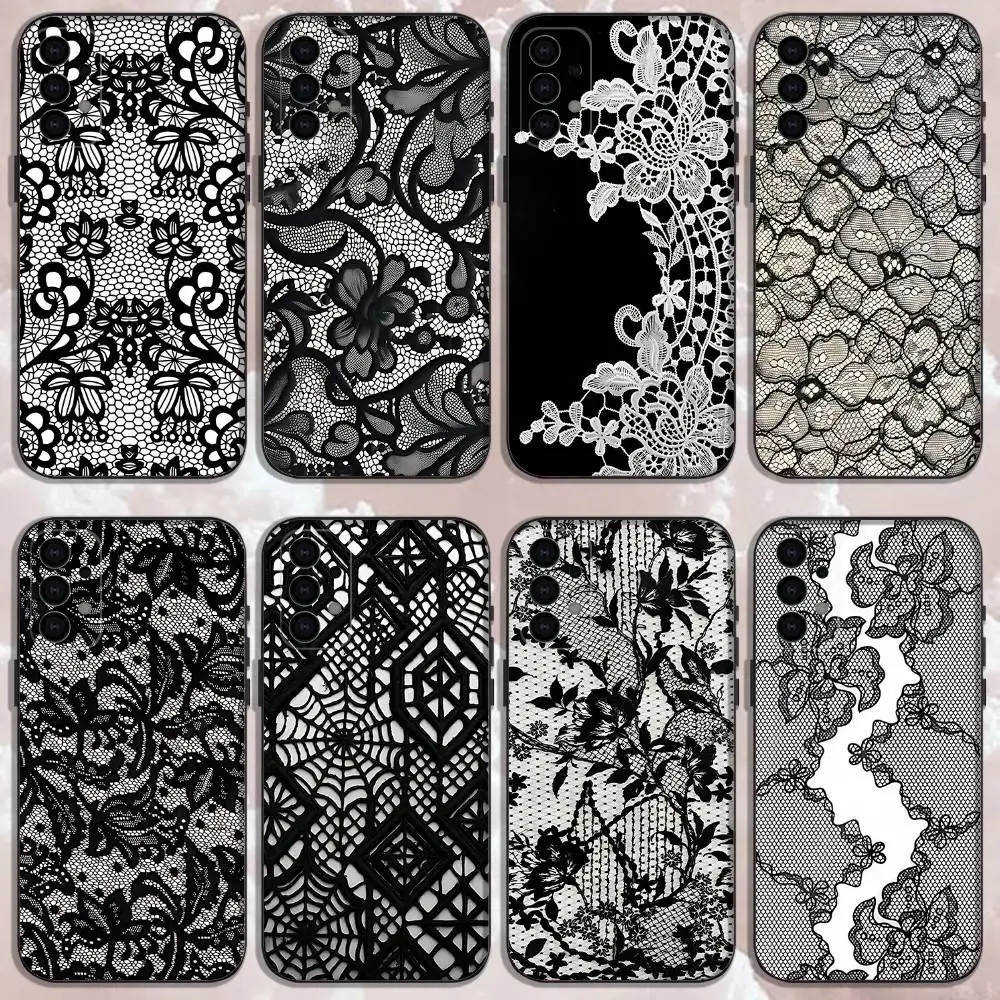 Sexy Lace Vintage Pattern Phone Case For Samsung Galaxy A73,31,32,72,41,53,52,71,22,5G,Note,J7,8,9 Soft Black Cover
Sexy Lace Vintage Pattern Phone Case For Samsung Galaxy A73,31,32,72,41,53,52,71,22,5G,Note,J7,8,9 Soft Black Cover