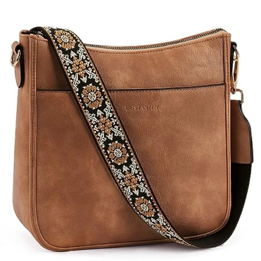 BOSTANTEN Crossbody Bags for Women Trendy Vegan Leather Hobo Purses Shoulder Handbags Wide Shoulder Strap
BOSTANTEN Crossbody Bags for Women Trendy Vegan Leather Hobo Purses Shoulder Handbags Wide Shoulder Strap
