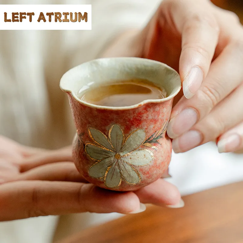 45ml Hand-painted Pomegranate Flower Teacup Luxury Tea Bowl Cup For Tea Tea-tasting Meditation Cup Jianzhan Master Cups Teaware
45ml Hand-painted Pomegranate Flower Teacup Luxury Tea Bowl Cup For Tea Tea-tasting Meditation Cup Jianzhan Master Cups Teaware