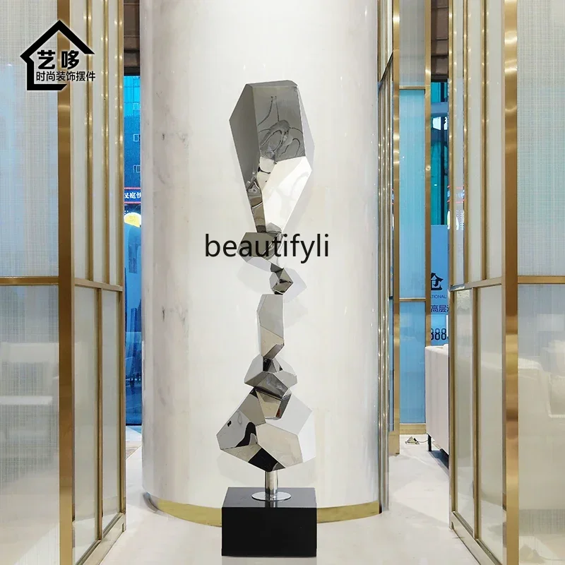YH03 High-end villa metal sculpture art decoration stainless steel stone large-scale lucky floor ornament
YH03 High-end villa metal sculpture art decoration stainless steel stone large-scale lucky floor ornament