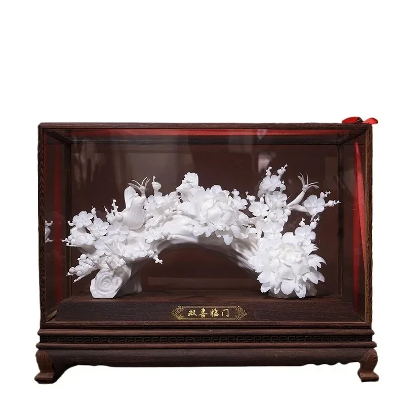 Новый китайский керамический орнамент, керамический светильник, роскошь
Новый китайский керамический орнамент, керамический светильник, роскошь