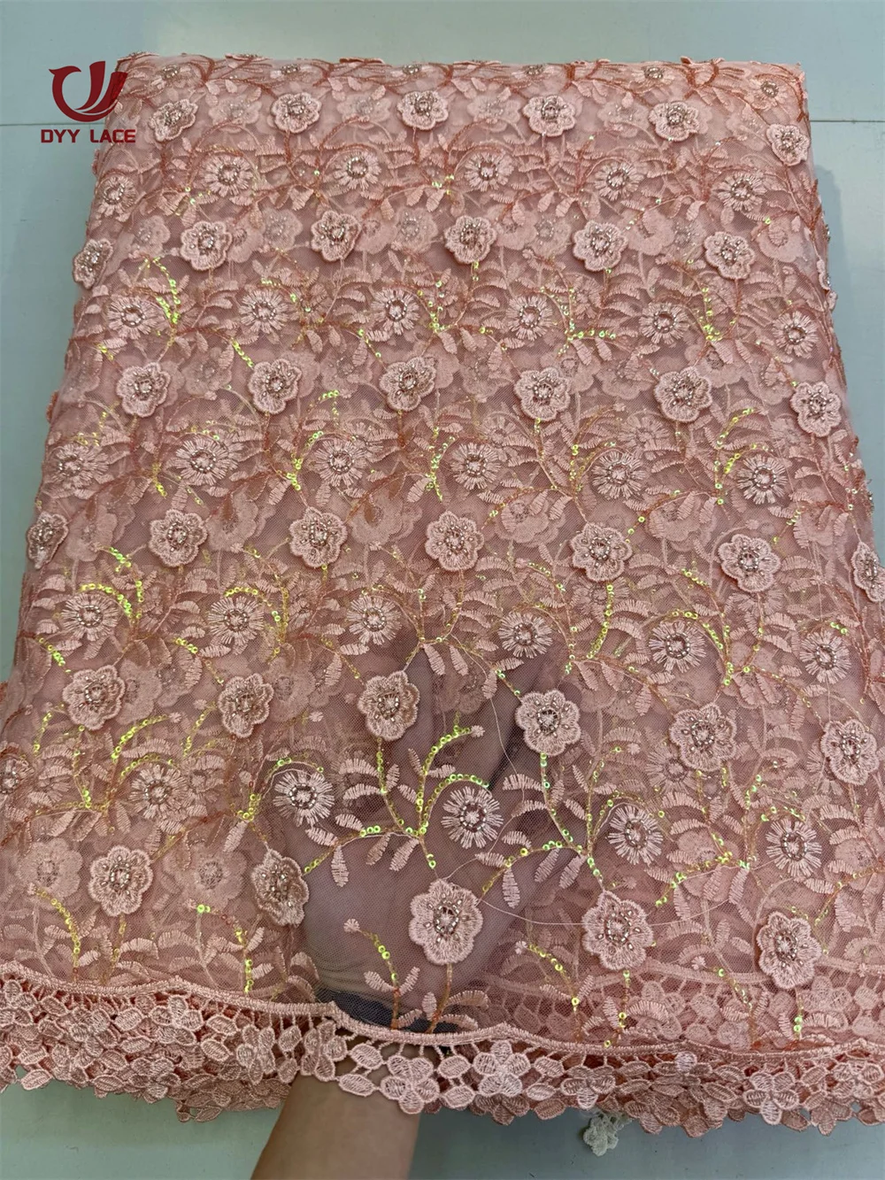 5 Yards African Sequins Groom Lace Fabric 2025 High Quality Nigerian Wedding Bridal Embroidery French Tulle Sewing
5 Yards African Sequins Groom Lace Fabric 2025 High Quality Nigerian Wedding Bridal Embroidery French Tulle Sewing