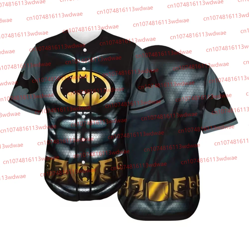 2026 футболка с супергероем, комплект бейсбольного костюма, американский Бэтмен, бейсбол, Супермен, мужская бейсбольная спортивная футболка с короткими рукавами
2026 футболка с супергероем, комплект бейсбольного костюма, американский Бэтмен, бейсбол, Супермен, мужская бейсбольная спортивная футболка с короткими рукавами
