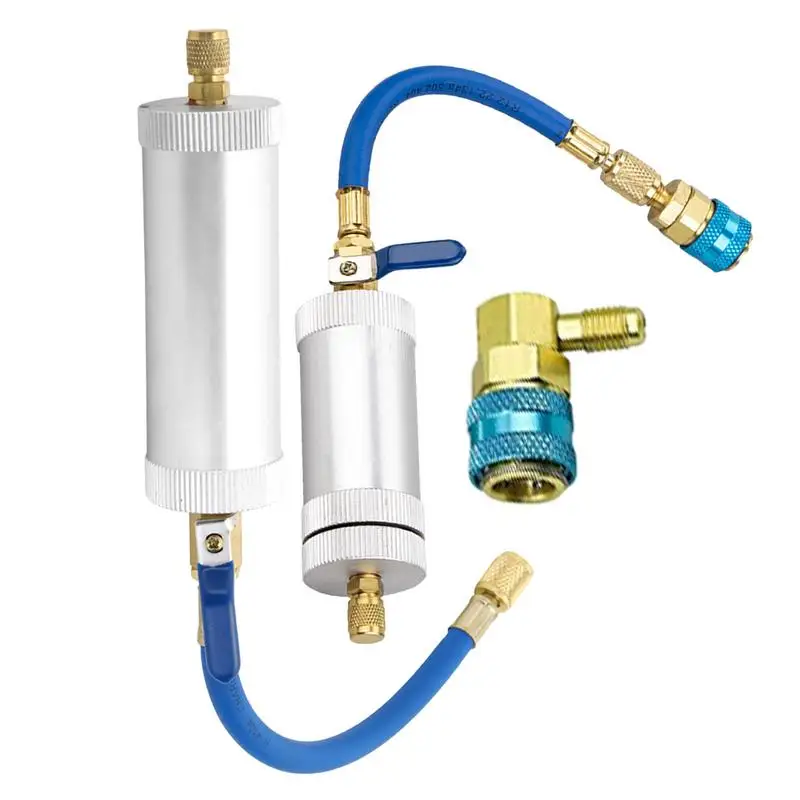 R134A AC Refrigerant Charge Hose Set Quick Coupler Recharging Hose Dispensing Valve AC Recharge Hose Kit Refrigerant Filling
R134A AC Refrigerant Charge Hose Set Quick Coupler Recharging Hose Dispensing Valve AC Recharge Hose Kit Refrigerant Filling