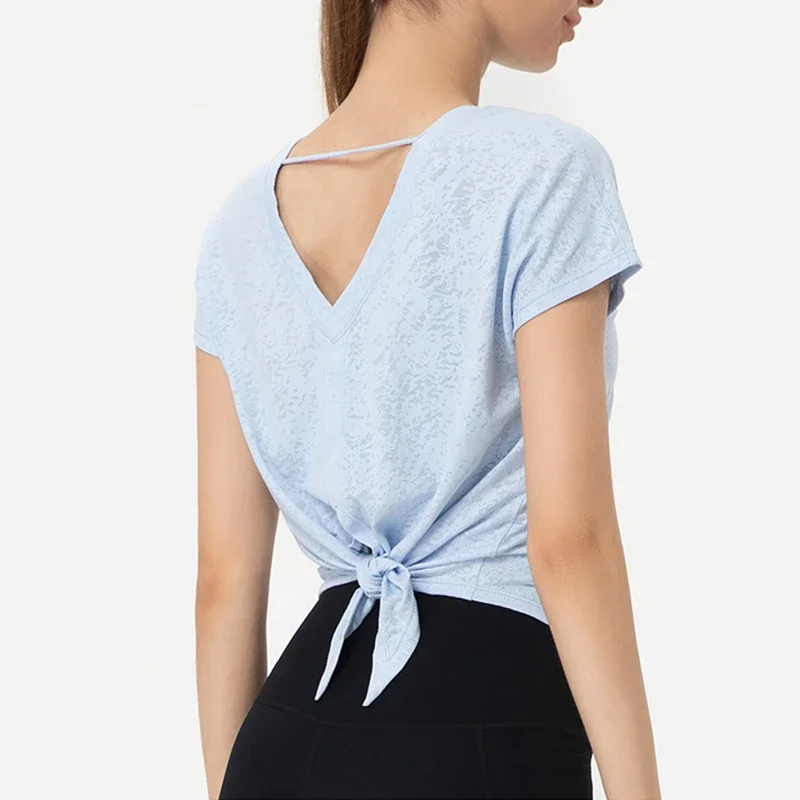 Women Loose Thin Yoga Shirts Short Sleeve Forked T-Shirt Breathable O-Neck Running Sport Shirt Gym Fitness Tee Top Blouse Female
Women Loose Thin Yoga Shirts Short Sleeve Forked T-Shirt Breathable O-Neck Running Sport Shirt Gym Fitness Tee Top Blouse Female