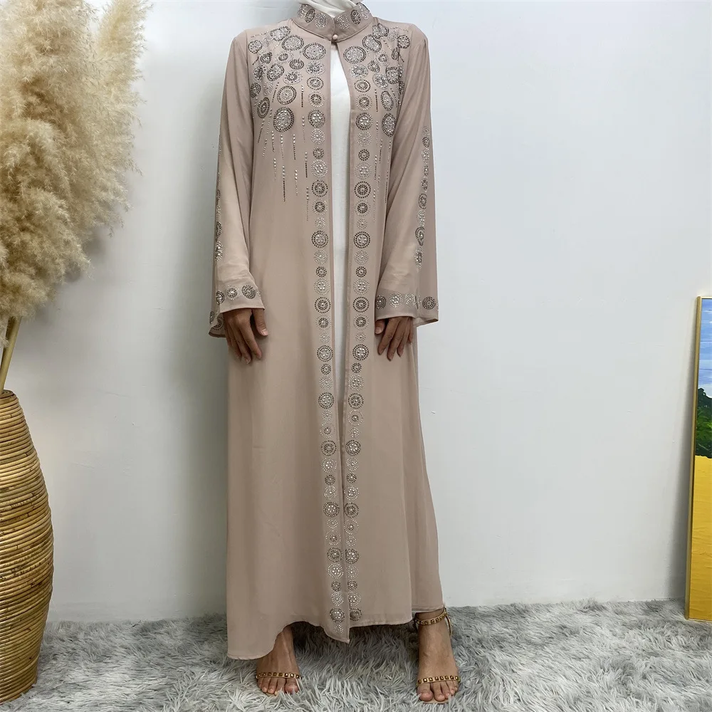 Dubai Rhinestone Cardigan Dress 6740 Dresses Vestidos 2025 Muslim Long Dress Robe Abaya Ramadan Dubai Luxury Islam Elegant
Dubai Rhinestone Cardigan Dress 6740 Dresses Vestidos 2025 Muslim Long Dress Robe Abaya Ramadan Dubai Luxury Islam Elegant
