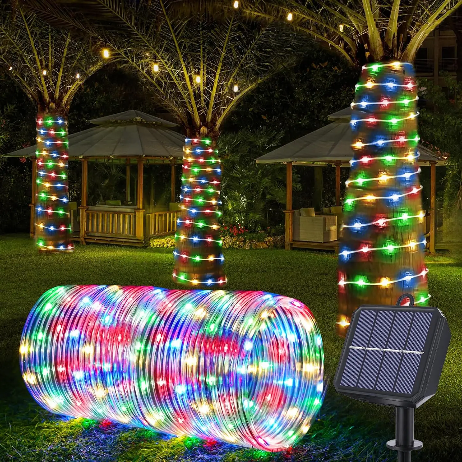 7M/12M/22M Outdoor Solar RGB Rope Led Light Waterproof Garden Yard Christmas Decoration Xmas Tube String Fairy Strip 8 Modes
7M/12M/22M Outdoor Solar RGB Rope Led Light Waterproof Garden Yard Christmas Decoration Xmas Tube String Fairy Strip 8 Modes
