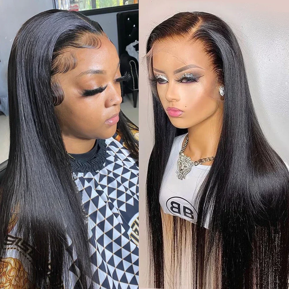 Brazilian Straight Human Hair Wig 13x4 13x6 HD Lace Front Human Hair Wigs Pre Plucked For Women 4x4 Lace Closure WIg 30 34Inch
Brazilian Straight Human Hair Wig 13x4 13x6 HD Lace Front Human Hair Wigs Pre Plucked For Women 4x4 Lace Closure WIg 30 34Inch